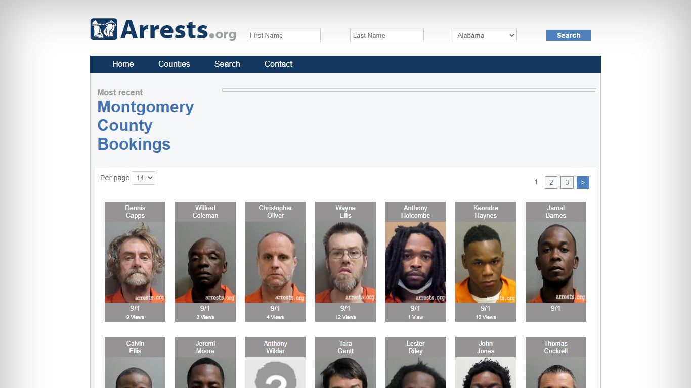 Montgomery County Arrests and Inmate Search